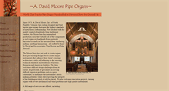 Desktop Screenshot of adavidmooreorgans.com