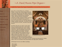 Tablet Screenshot of adavidmooreorgans.com